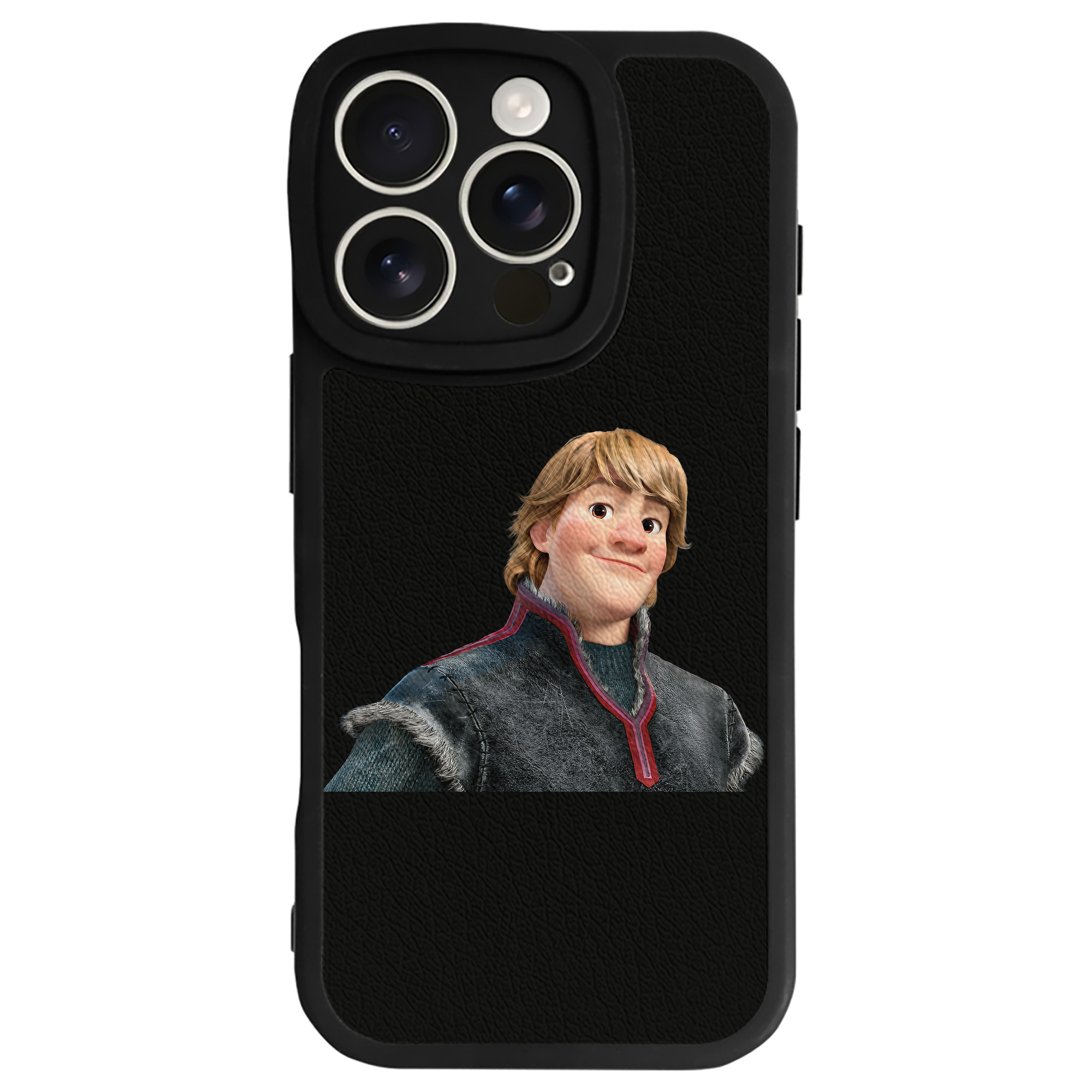 （画像用） アナと雪の女王 アンナ エルサ Frozen Anna Elsa 【iPhone 16シリーズ対応】シリコンスマホケース（レザー調） 材質：シリコン